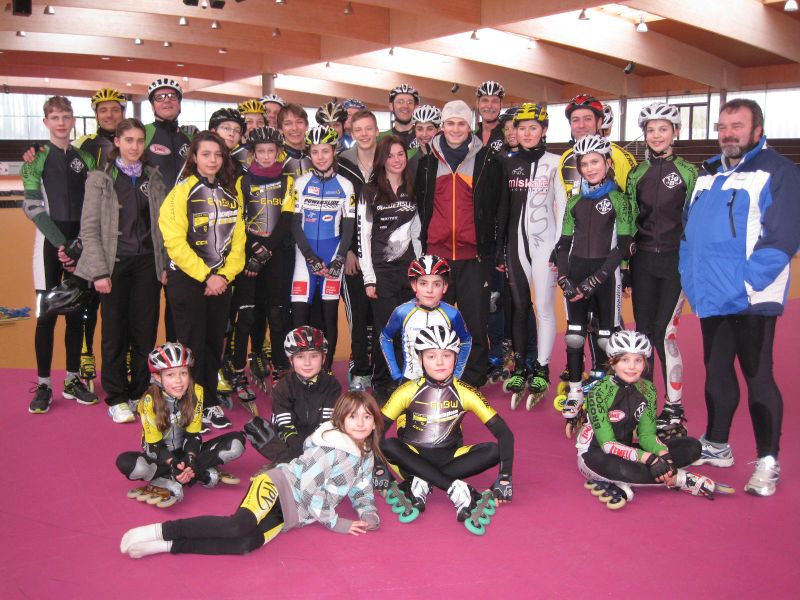 Die Teilnehmer des 2. TSuGV Skatetrainings in Geisingen 2013